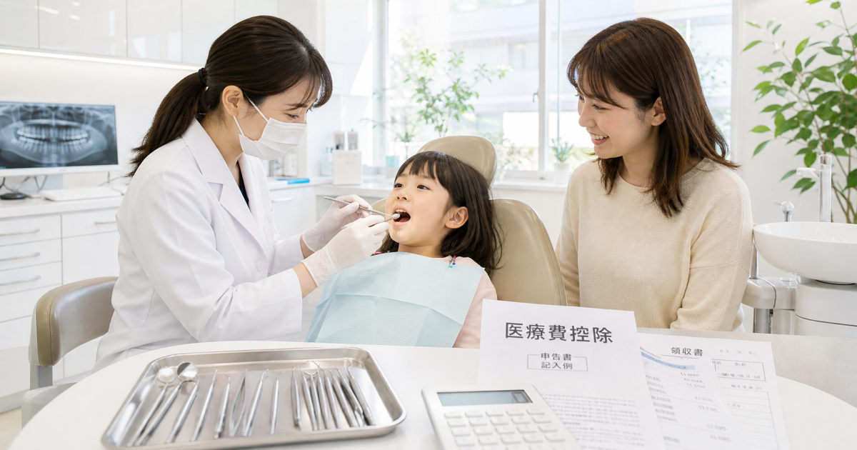 子供の歯並び矯正は医療費控除できる？条件・還付額・申告手順を解説