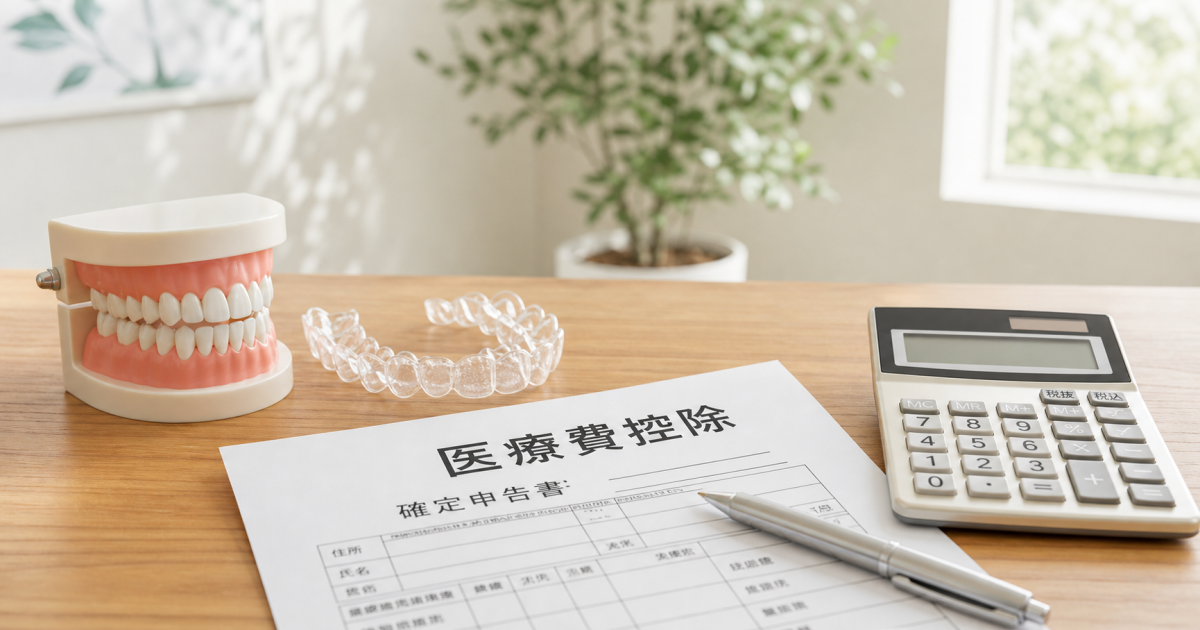 噛み合わせ矯正は医療費控除の対象？審美目的との違いと申請手順