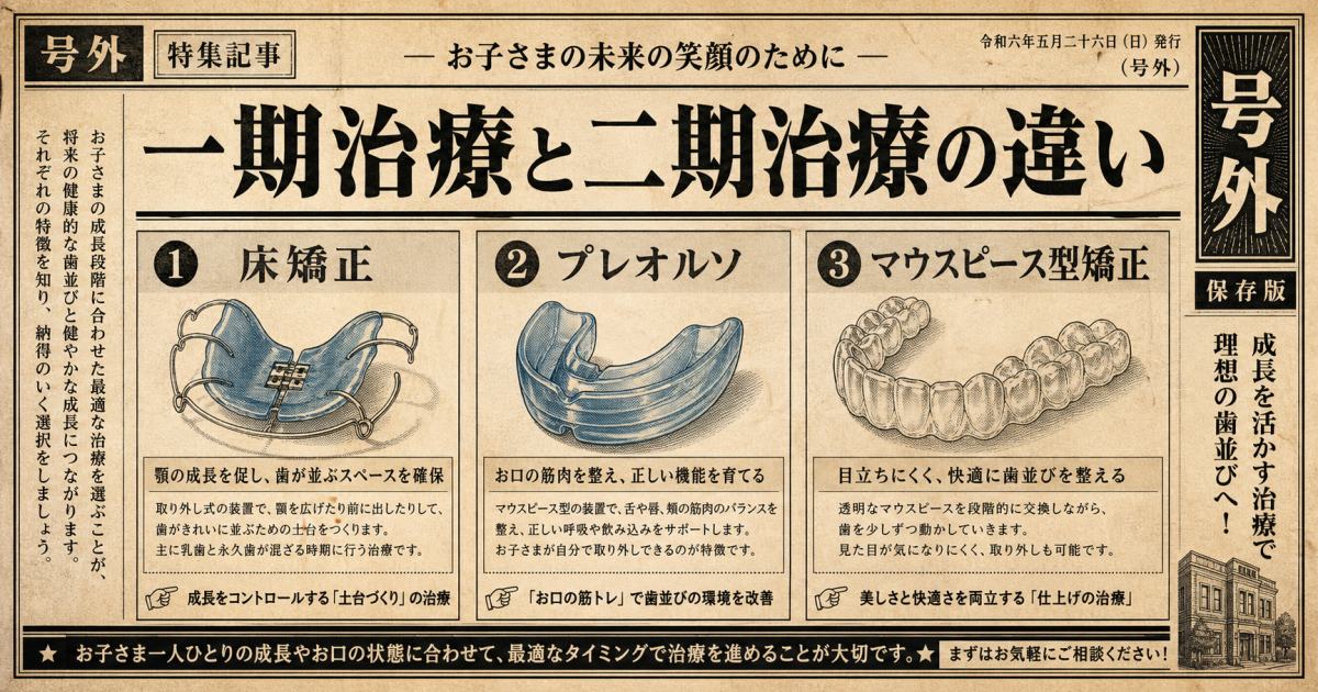 小学校の歯科検診で指摘されたら?子供の歯並び治療を始める「最適な年齢」と判断基準