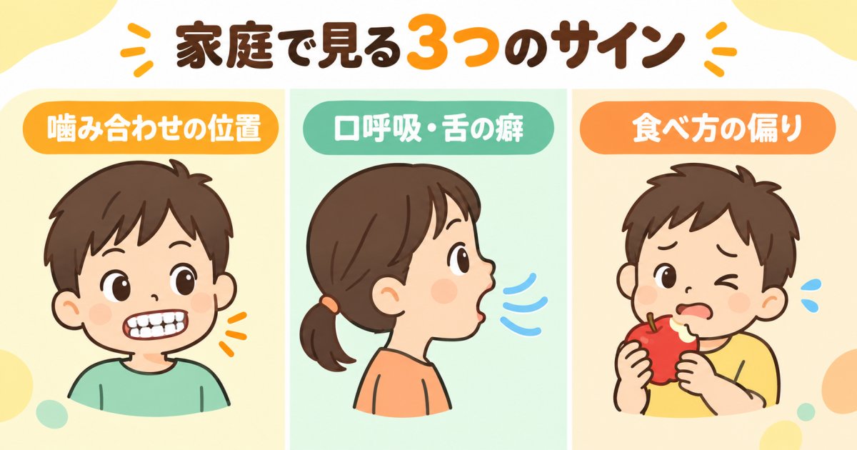 家庭で見極める子供の受け口「早期相談を推奨する3つのサイン」