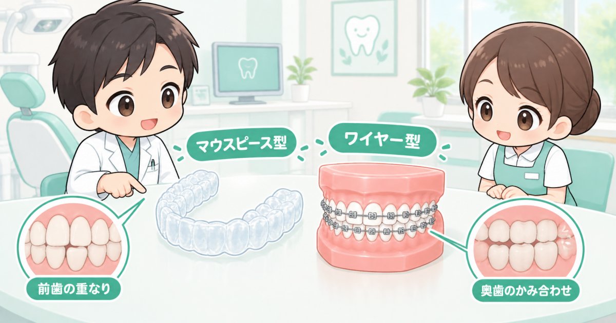 接客中の見た目が気になる方へ｜マウスピース・ワイヤー矯正の選び方